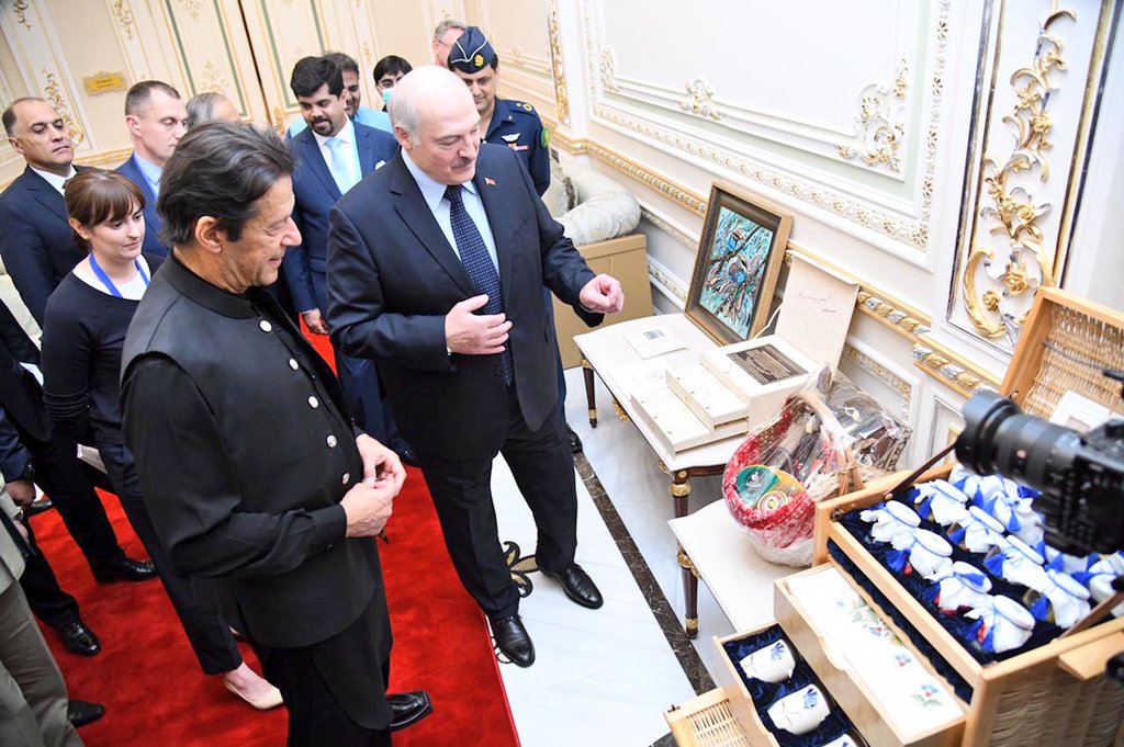 Imran Khan meeting with Belarus President